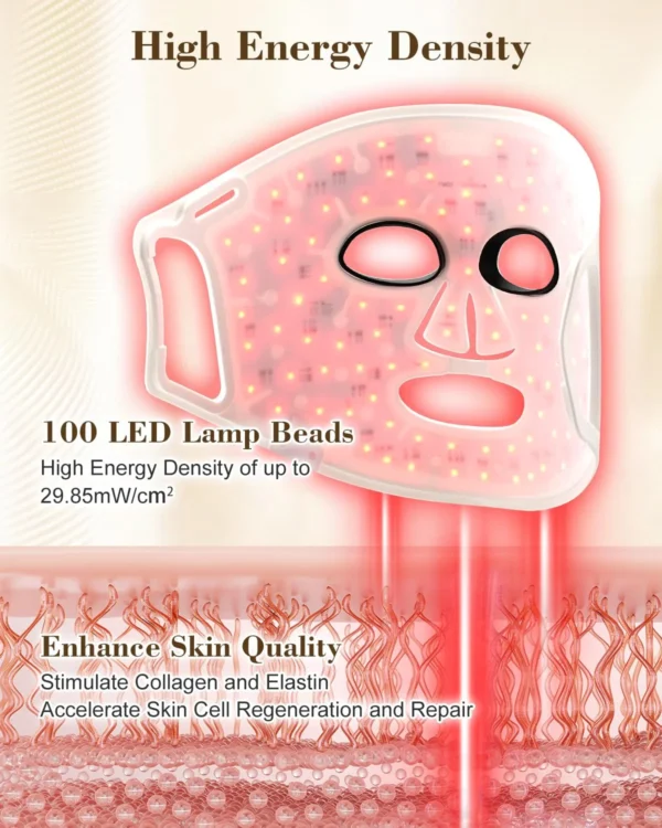 red light therapy for face KINGDO