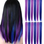 clip in colored hair extensions