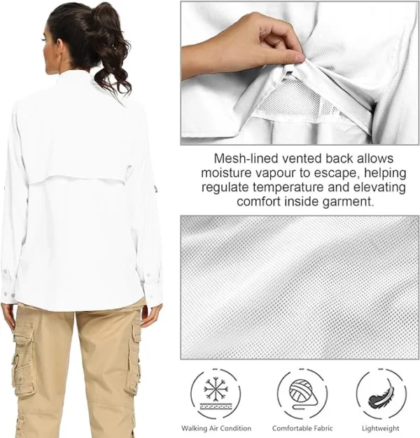 female white button up shirts