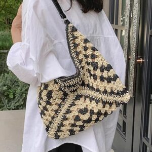 Hobo Bags for Women Boho Aztec Shoulder Bag