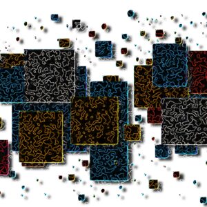 square abstract art design