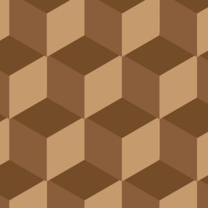 Pattern 3d design brown