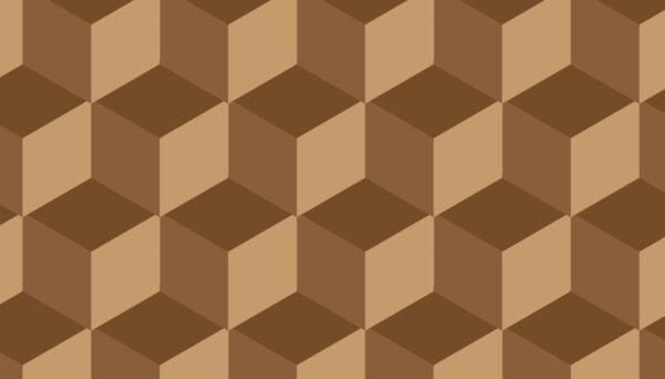 Pattern 3d design brown