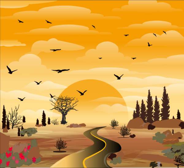 vector landscape