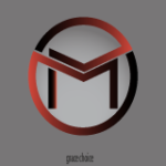 m logo design red