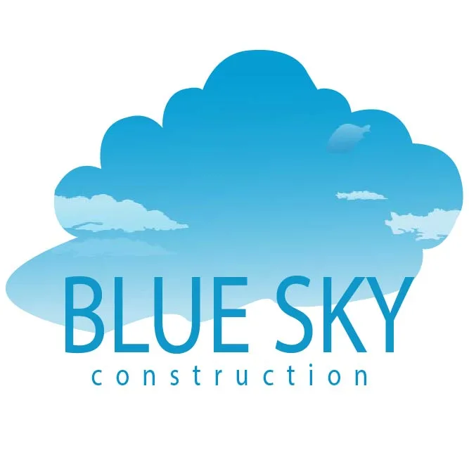 logo design blue sky