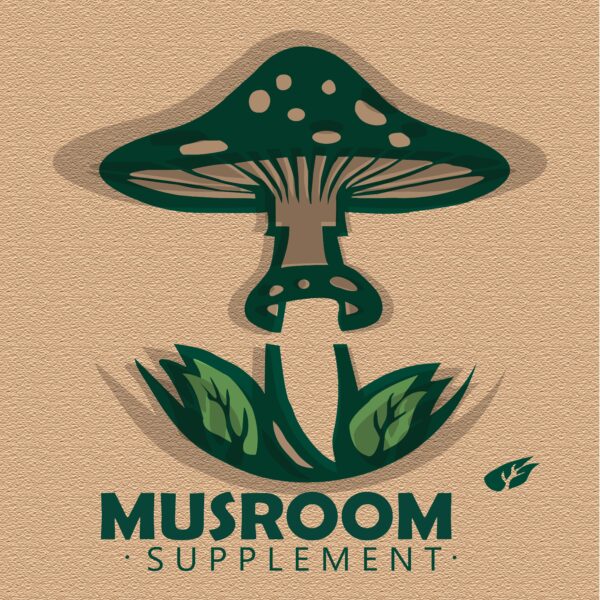 logo mushroom green