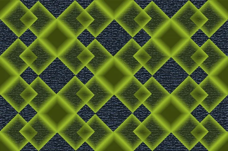 Pattern designs green black