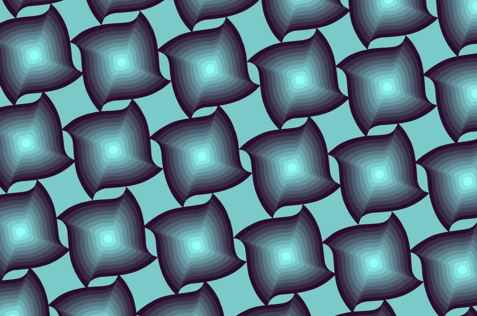 Pattern designs blue line