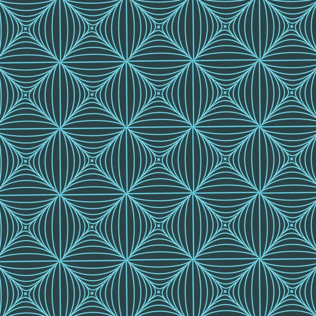 pattern repeat design sea green line