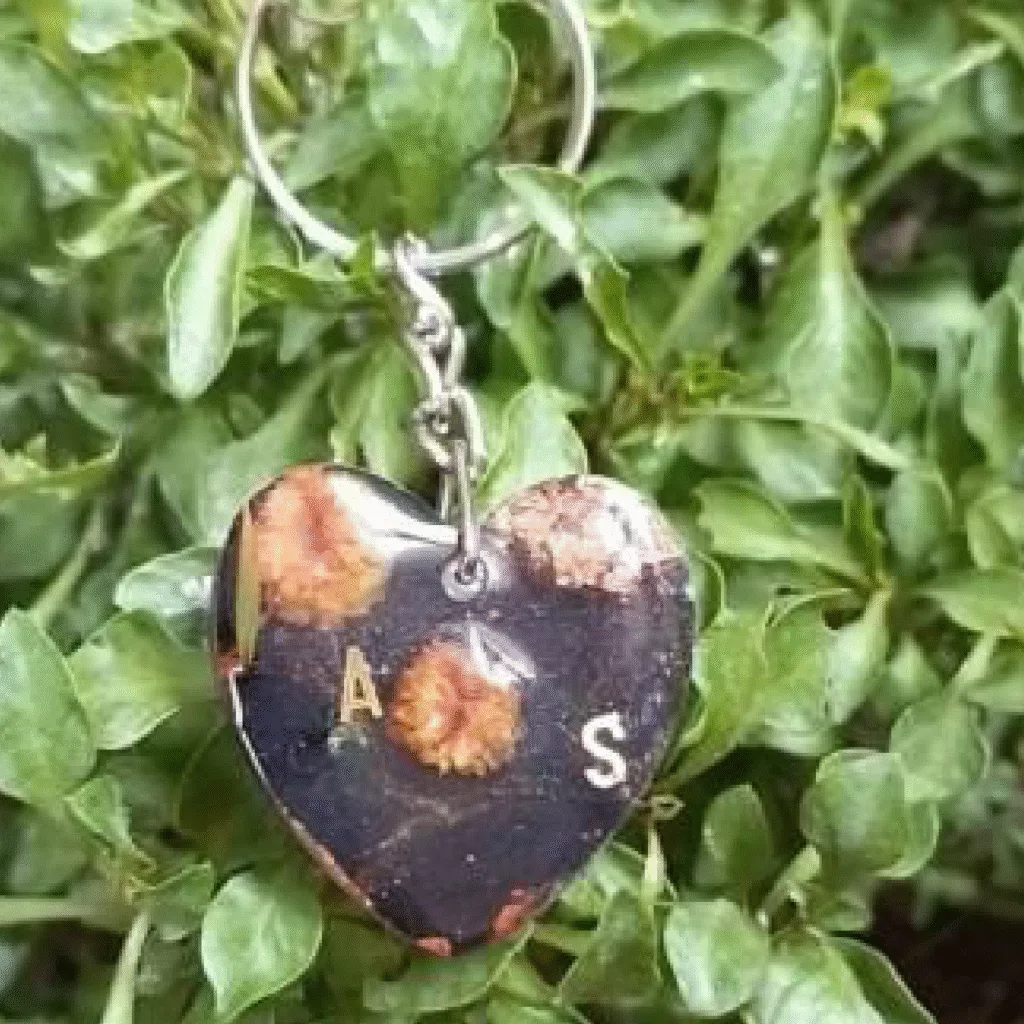 heart shape resin