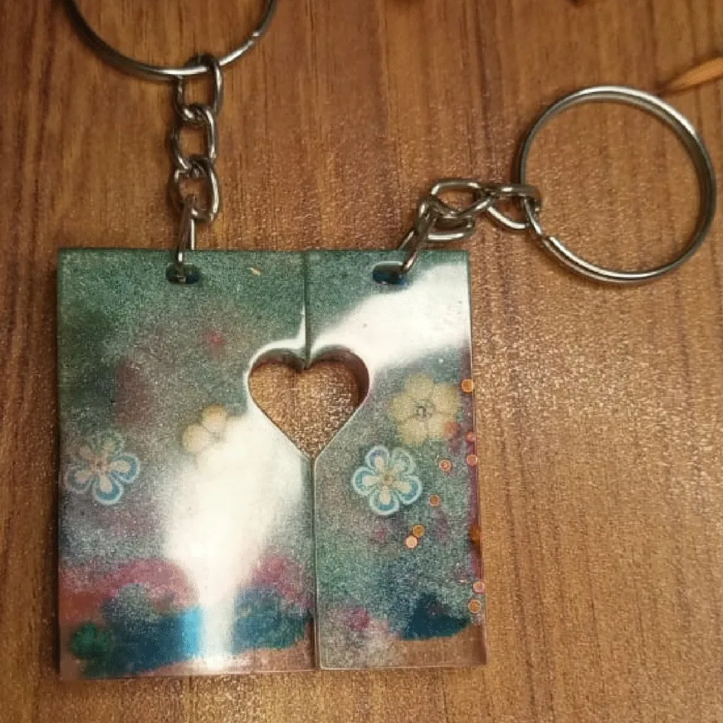 keychain heart 2