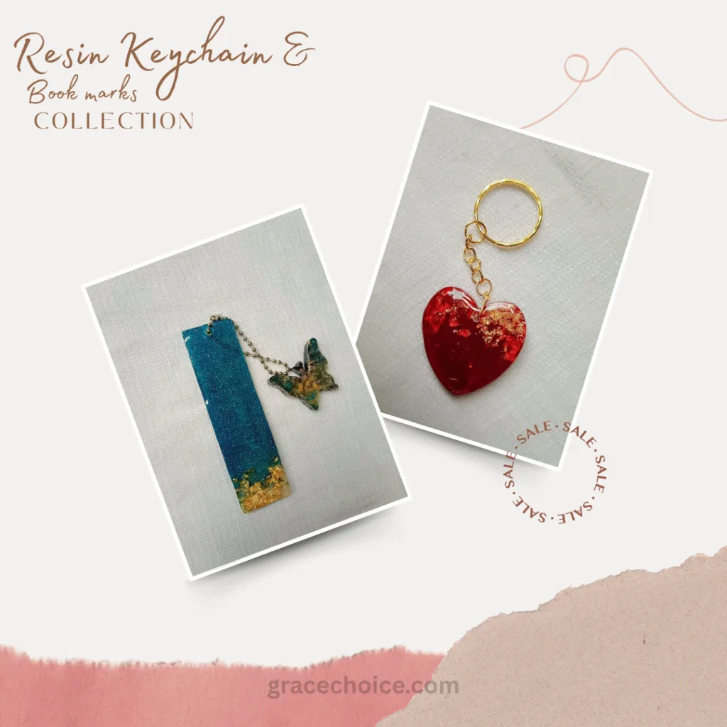 Resin Keychain and Book marks