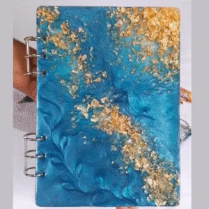 Resin Diary Blue