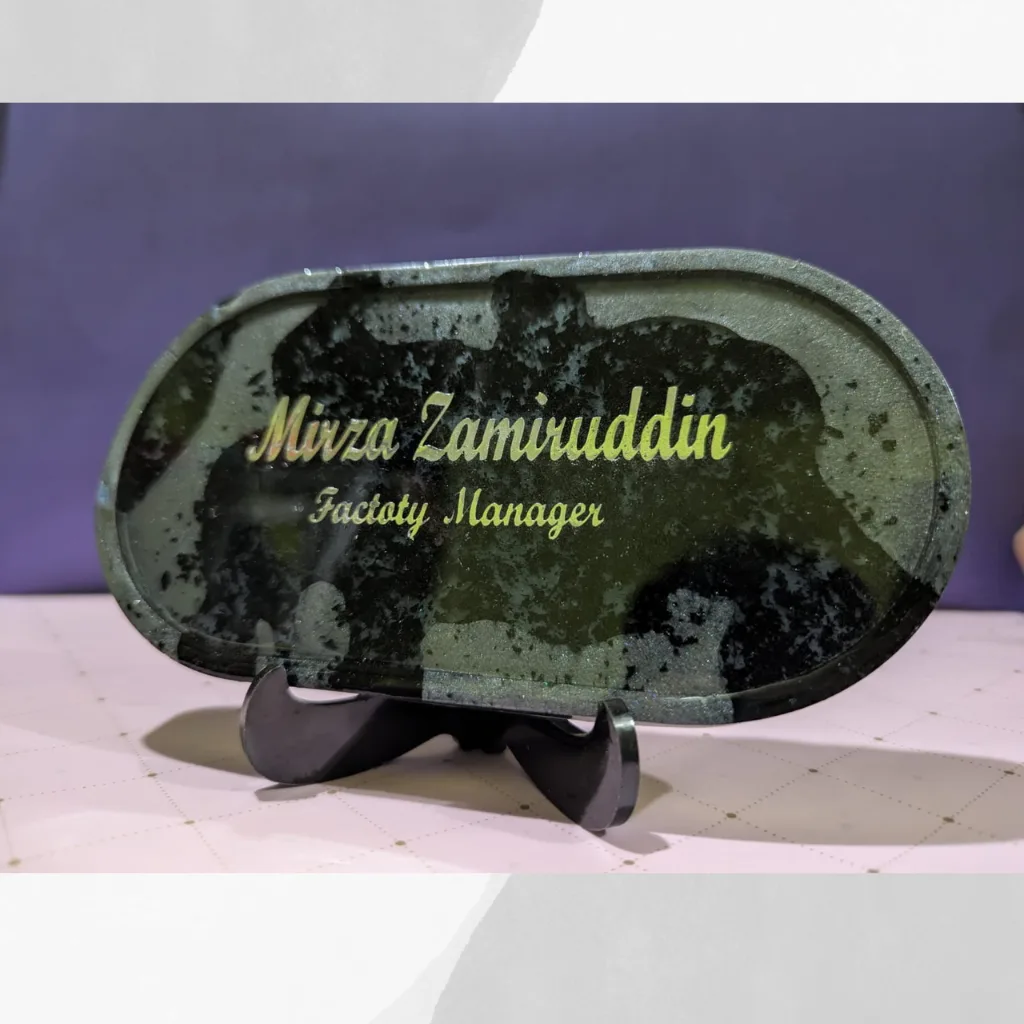 office table name plate design